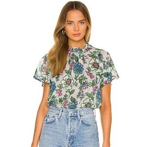 BanjananxRevolve Joyful flutter sleeve top size M